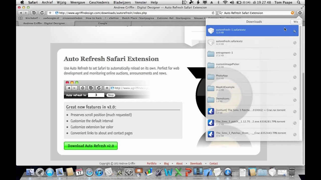 Manual Refresh Safari Mac